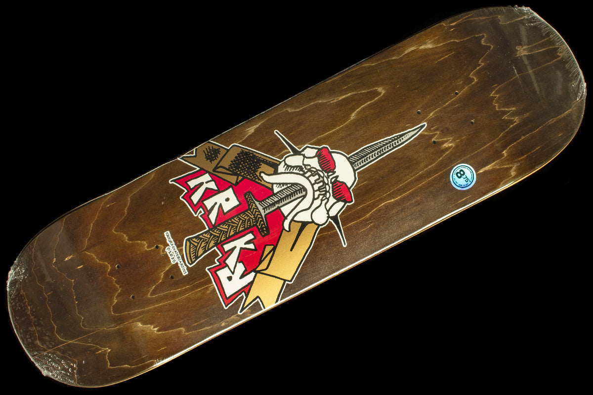 Krooked - Skull Sword Deck
Color : Brown