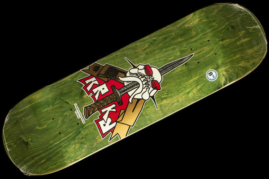 Krooked - Skull Sword Deck
Color : Green