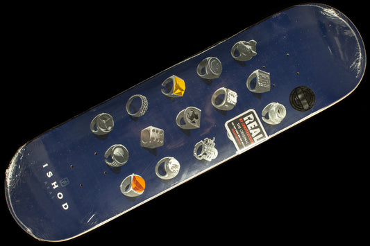 Real - Jeweler Deck
Width : 8.5"
Length : 32.20"
Wheelbase : 14.5"
Twin Tail Shape
Ishod Wair pro model