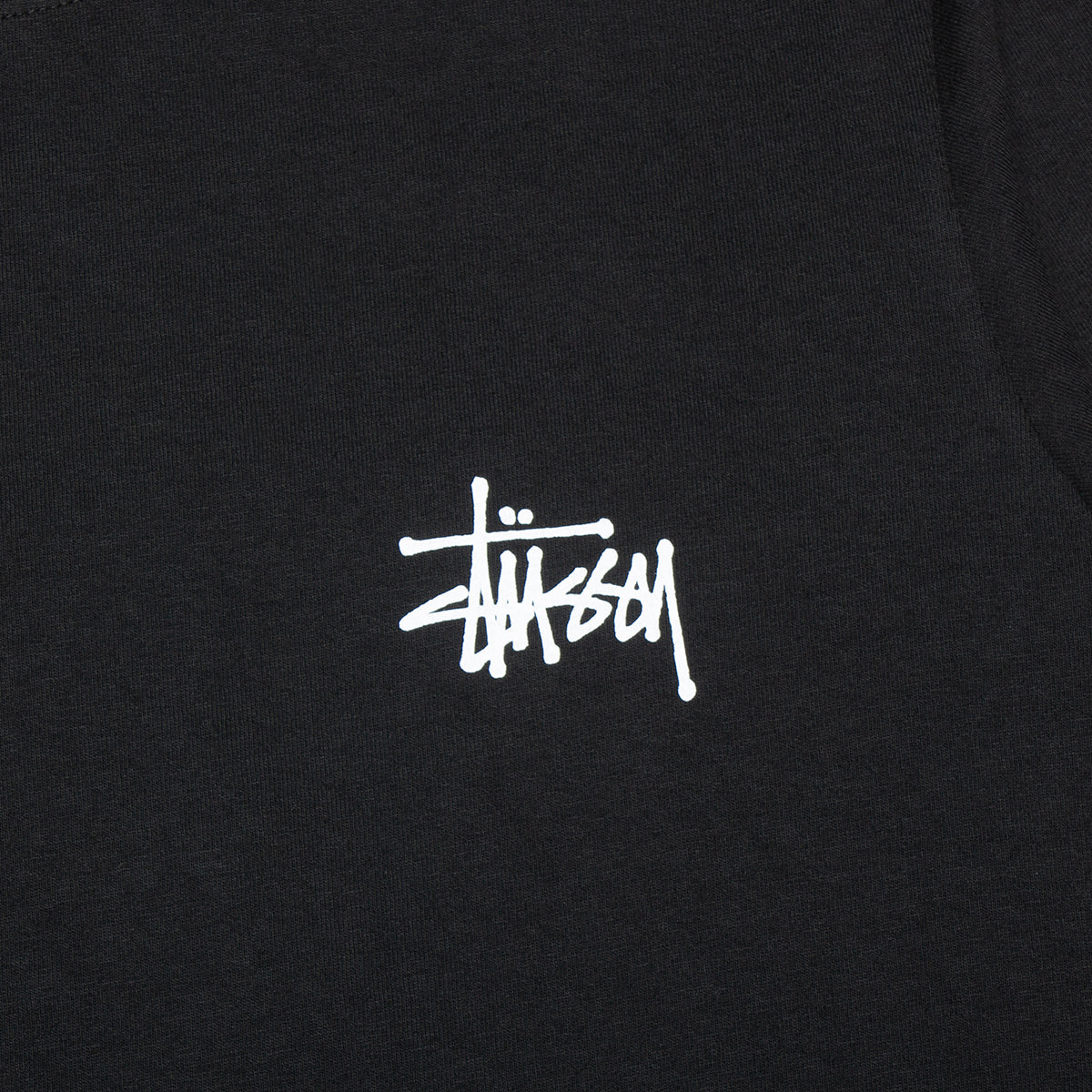 Basic Stussy Pigment Dyed L/S T-Shirt Style # 1994879 Color : Black