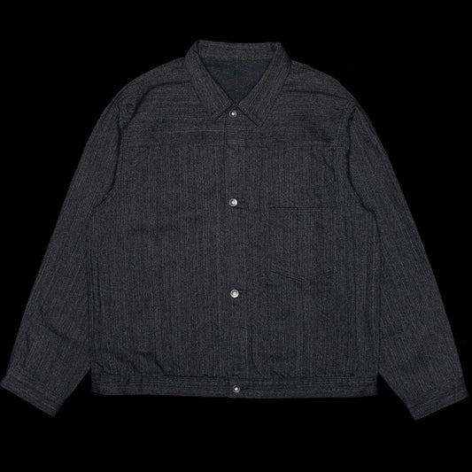 Nanamica - Short Denim Jacket
Style # S25SA081U
Color : Black