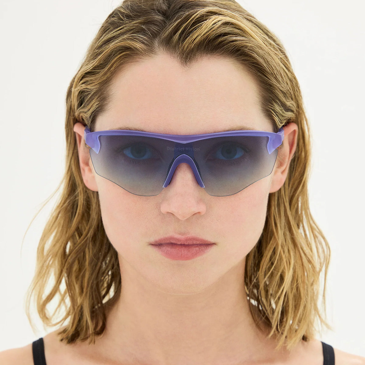 District Vision - Junya Racer
Style # DVG003
Color : Periwinkle / D+ Blue Gradient