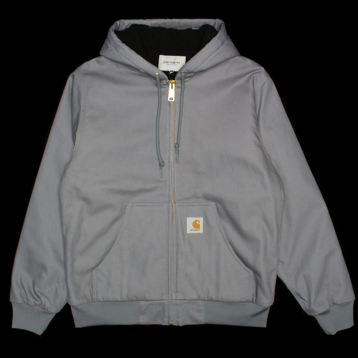 Carhartt WIP | Active Jacket - Rigid Dearborn Canvas
Style # I023083-191
Color : Dove Grey