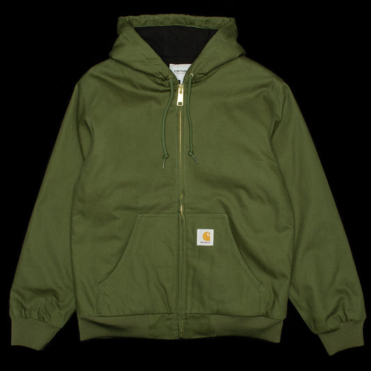 Carhartt WIP | Active Jacket - Rigid Dearborn Canvas
Style # I023083-2BR
Color : Tarragon