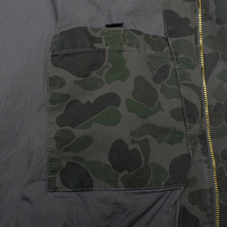 Carhartt WIP | OG Active Jacket - Garment Dyed Dearborn Canvas
Style # I033897-2MR
Color : Camo Duck / Green / Graphite