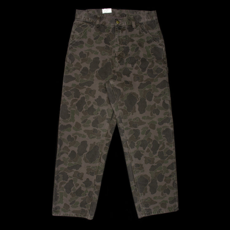 Carhartt WIP | Duck Single Knee Pant - Dearborn Canvas
Style # I033896-2MR
Color : Camo Duck / Green / Graphite