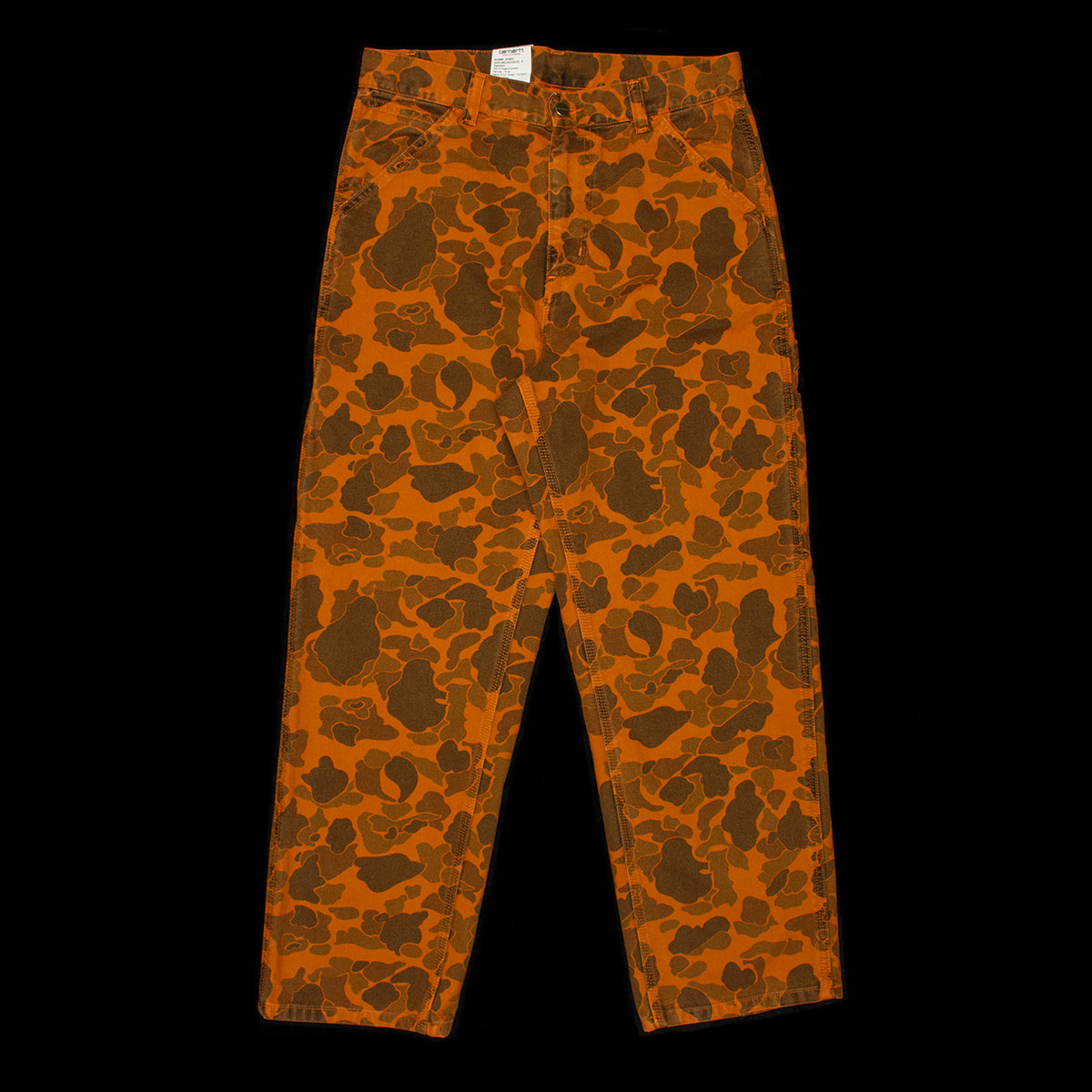 Carhartt WIP | Duck Single Knee Pant - Dearborn Canvas
Style # I033896-2FA
Color : Camo Duck / Green / Turmeric