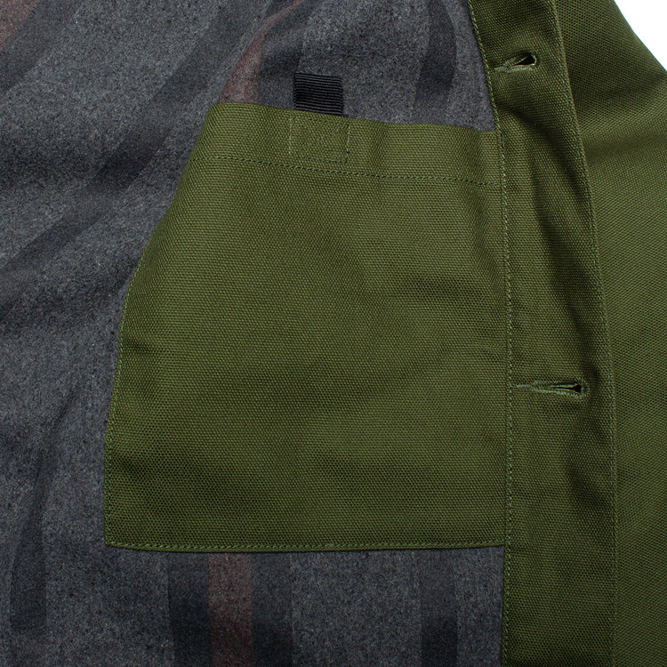 Carhartt WIP | Michigan Chore Coat - Dearborn Canvas
Style # I015261-2EO
Color : Tarragon / Black