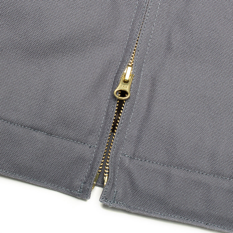 Carhartt WIP | Detroit Jacket - Rigid Dearborn Canvas
Style # I015264-2EP
Color : Dove Grey / Black