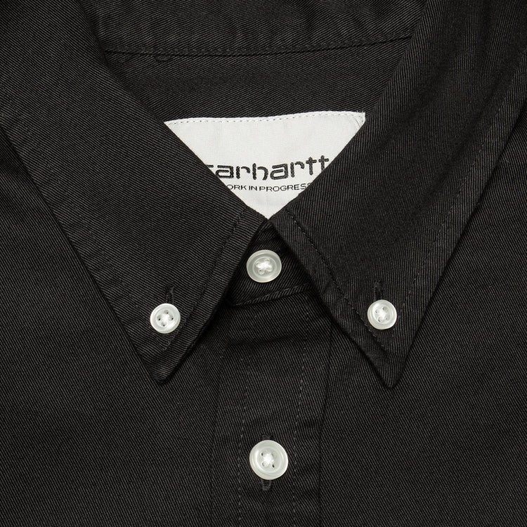 Carhartt WIP | Madison L/S Shirt
Style # I023339-K02
Color : Black / Wax