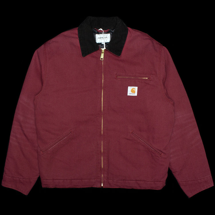 Carhartt WIP | OG Detroit Jacket - Aged Dearborn Canvas
Style # I027358-2CP
Color : Malbec / Black