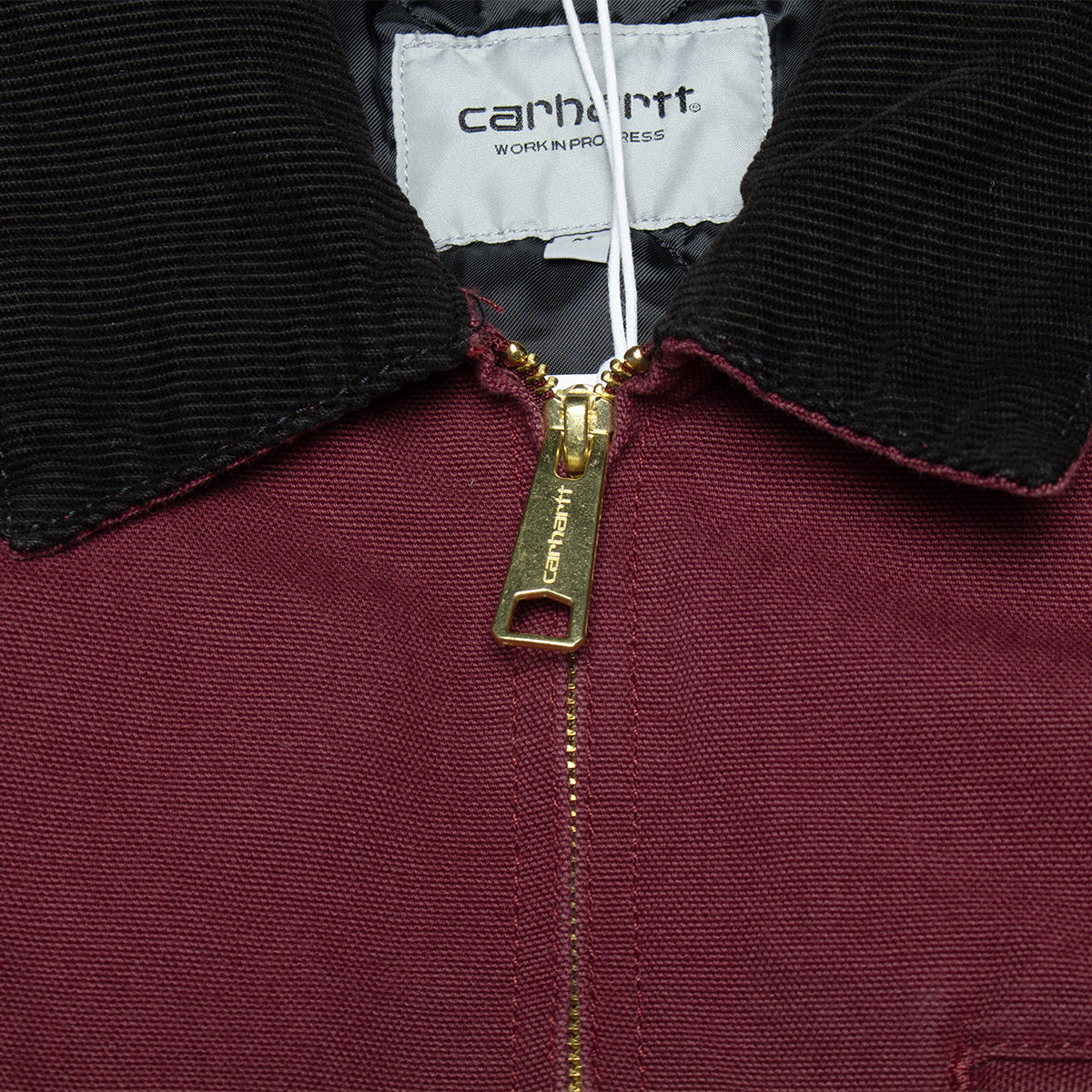 Carhartt WIP | OG Detroit Jacket - Aged Dearborn Canvas
Style # I027358-2CP
Color : Malbec / Black