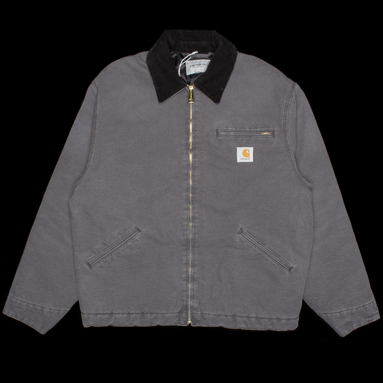 Carhartt WIP - OG Detroit Jacket
Style # I035614-3CL
Color : Graphite / Black (Stone Canvas)