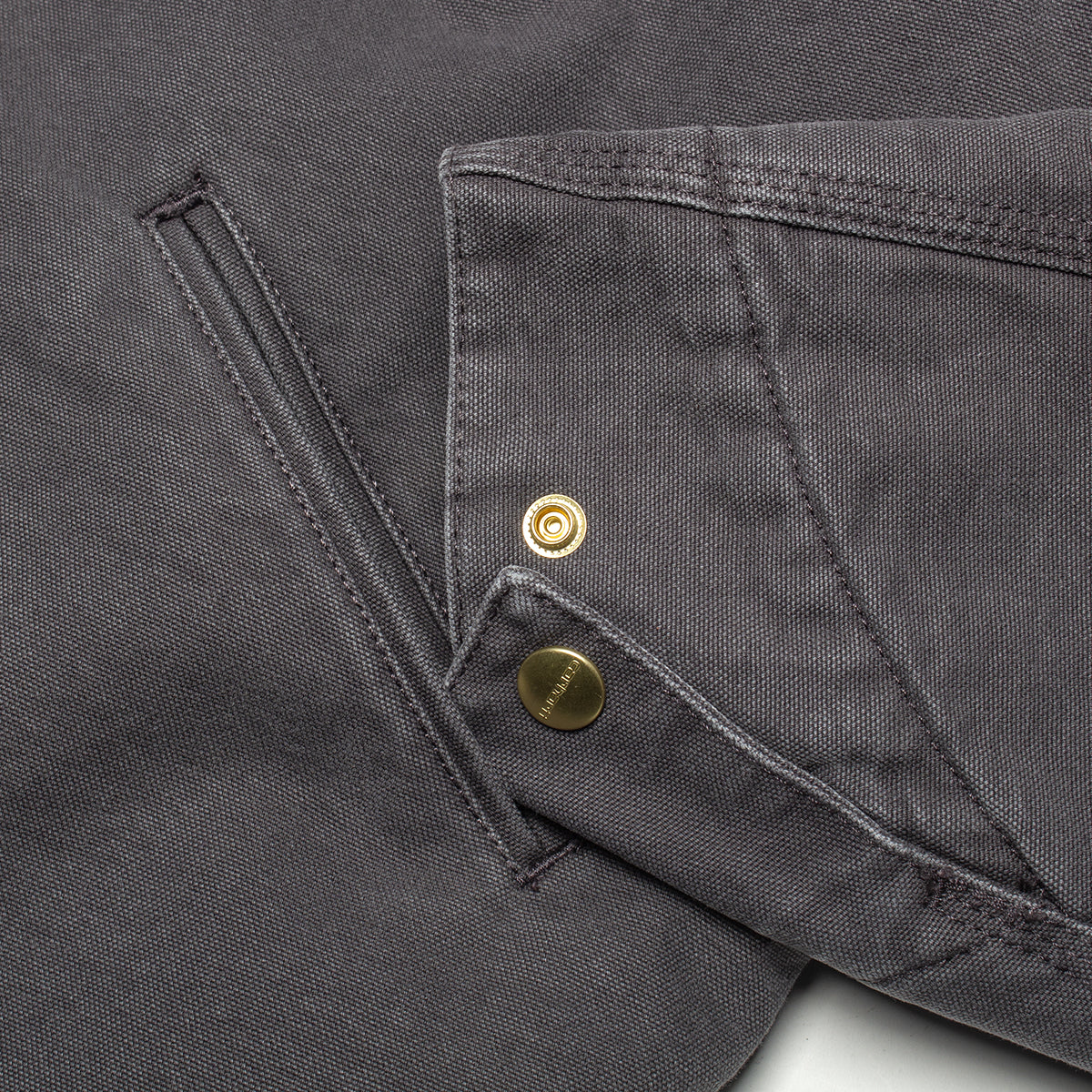 Carhartt WIP - OG Detroit Jacket
Style # I035614-3CL
Color : Graphite / Black (Stone Canvas)