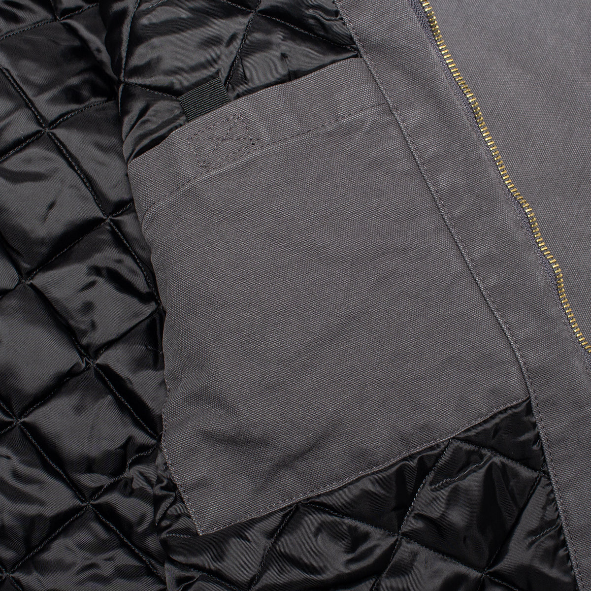 Carhartt WIP - OG Detroit Jacket
Style # I035614-3CL
Color : Graphite / Black (Stone Canvas)