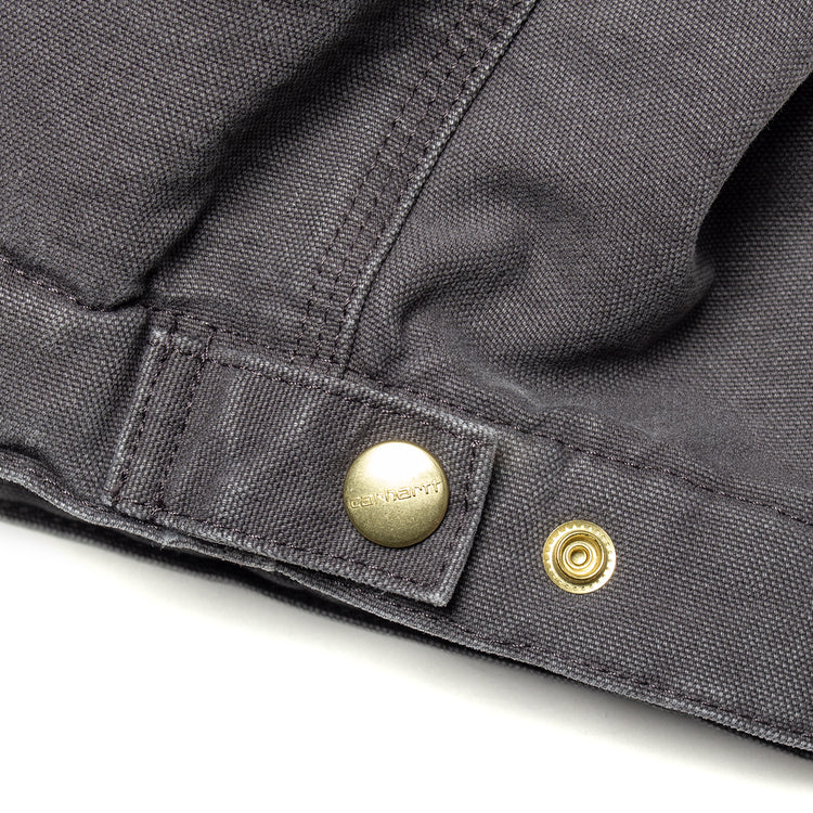 Carhartt WIP - OG Detroit Jacket
Style # I035614-3CL
Color : Graphite / Black (Stone Canvas)