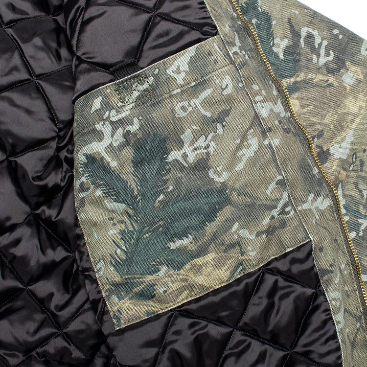 Carhartt WIP - OG Detroit Jacket
Style # I035614-3BL
Color : Green / Black Camo Combi (Stone Washed)