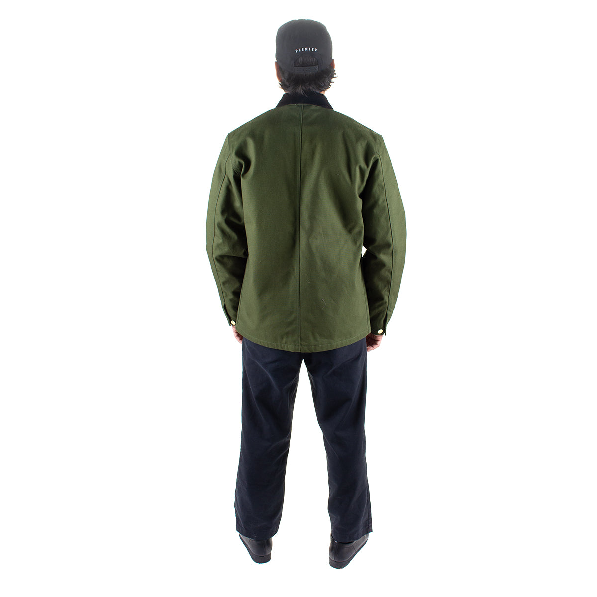 Carhartt WIP | Michigan Chore Coat - Dearborn Canvas
Style # I015261-2EO
Color : Tarragon / Black