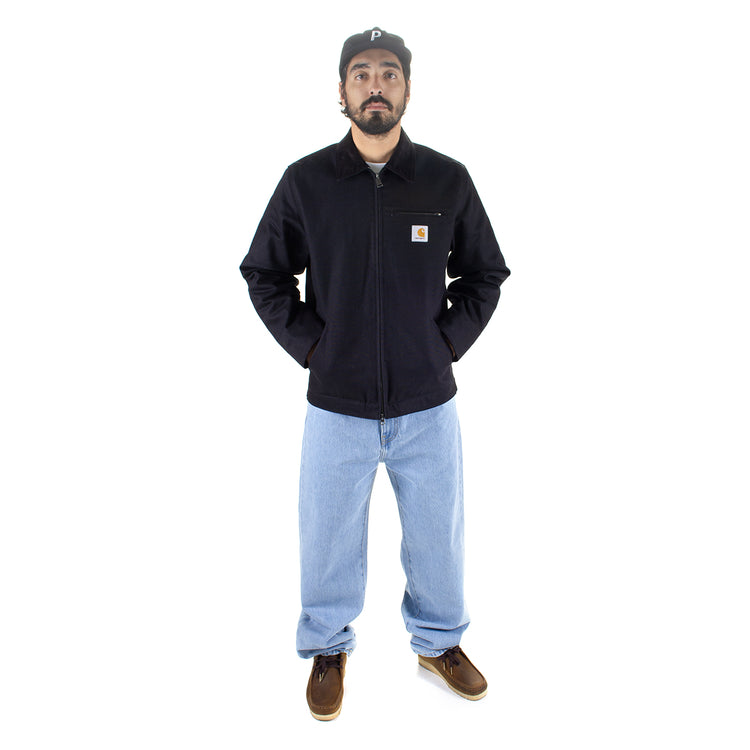 Carhartt WIP | Detroit Jacket - Rigid Dearborn Canvas
Style # I015264-00E
Color : Black