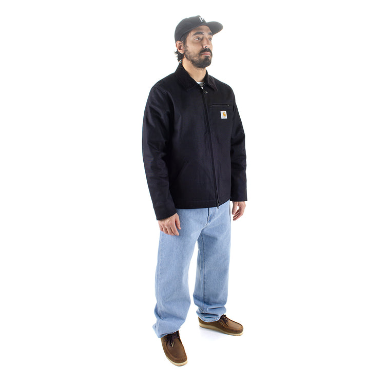 Carhartt WIP | Detroit Jacket - Rigid Dearborn Canvas
Style # I015264-00E
Color : Black