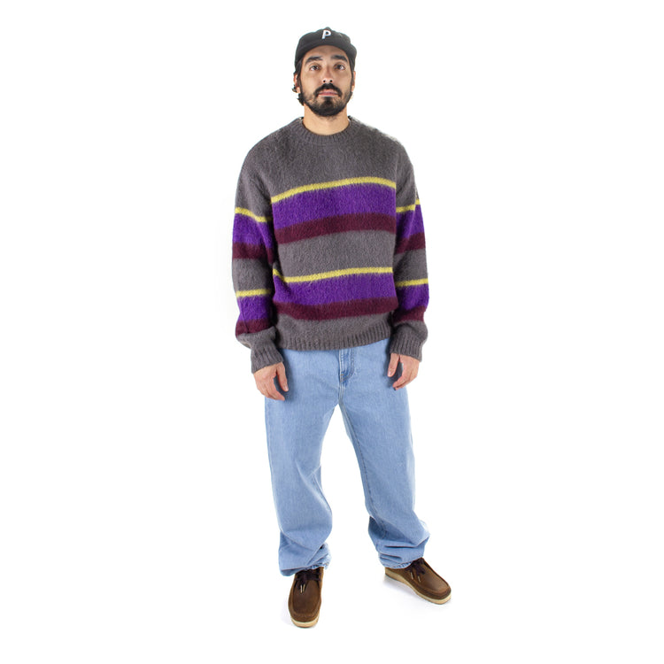 Carhartt WIP | Merton Sweater
Style # I033916-2C7
Color : Sundling Stripe / Aura