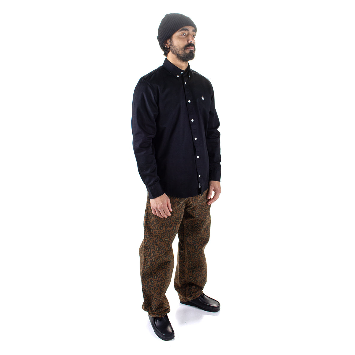 Carhartt WIP | OG Single Knee Pant - Hubbard Canvas
Style # I033754-2MT
Color : Camo Leopard / Tamarind