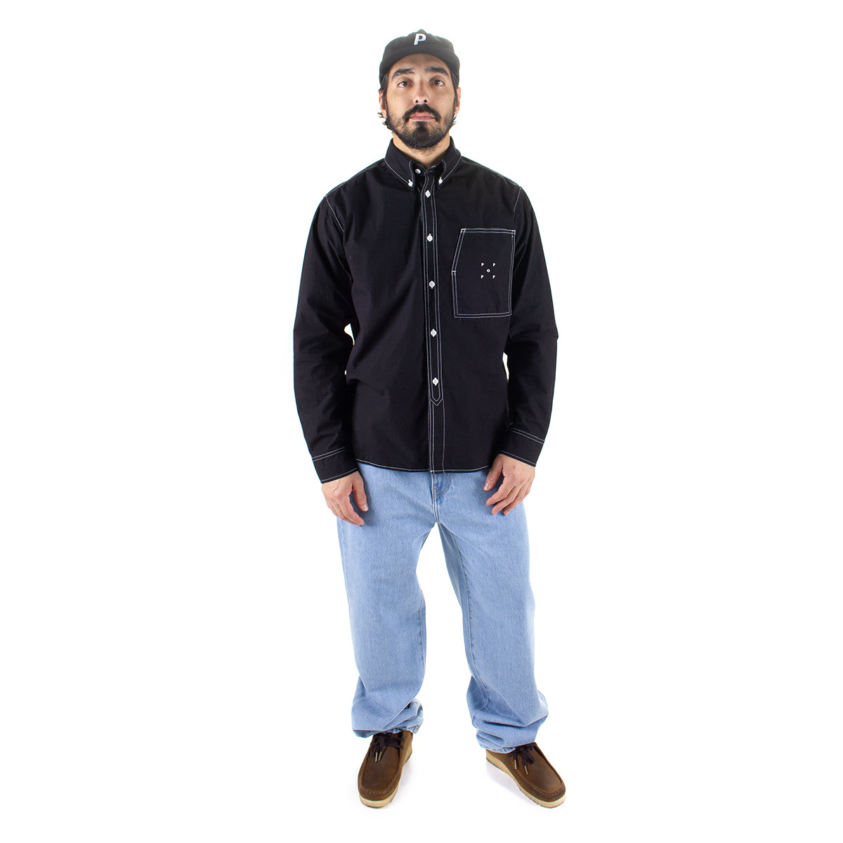 Pop Trading Company | BD Shirt
Color : Black