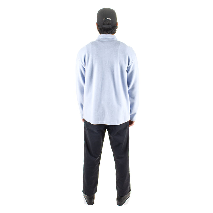 Reception | Interlock Polo Sweat
Color : Ice Blue