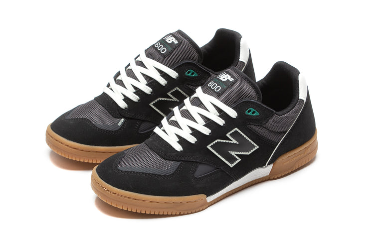 New Balance Numeric | 600 Style # NM600BNW Color : Black / White / Gum