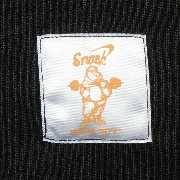 Snack | Bones Embroidered T-Shirt Color : Acid Black