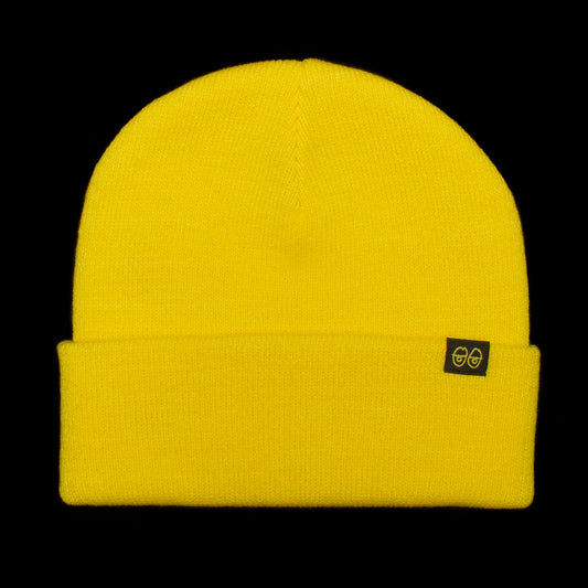 Krooked | Eyes Clip Beanie Color : Yellow / Black