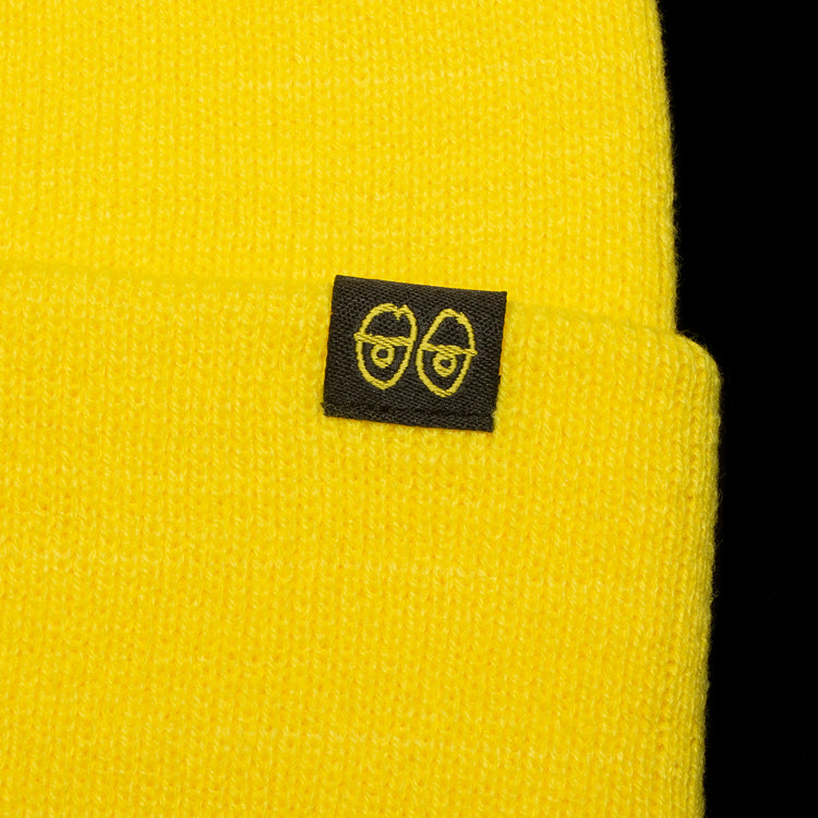 Krooked | Eyes Clip Beanie Color : Yellow / Black