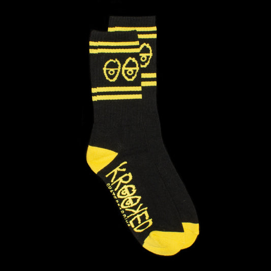 Krooked | Eyes Sock Color : Black / Yellow