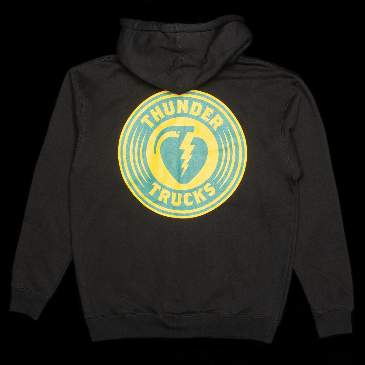 Thunder | Charged Grenade Zip-Up Hoodie Color : Black / Teal