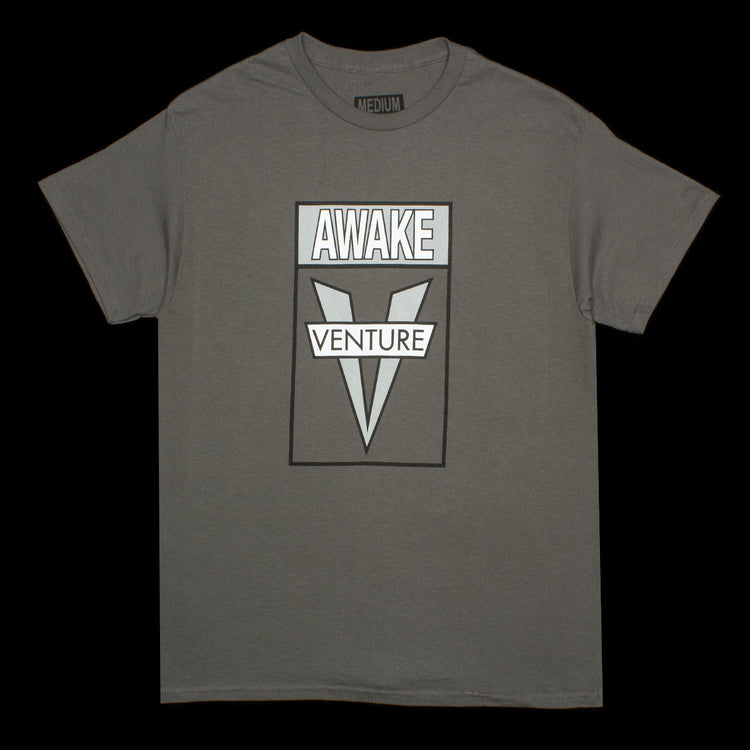 Venture | Awake T-Shirt Color : Charcoal / Grey / White