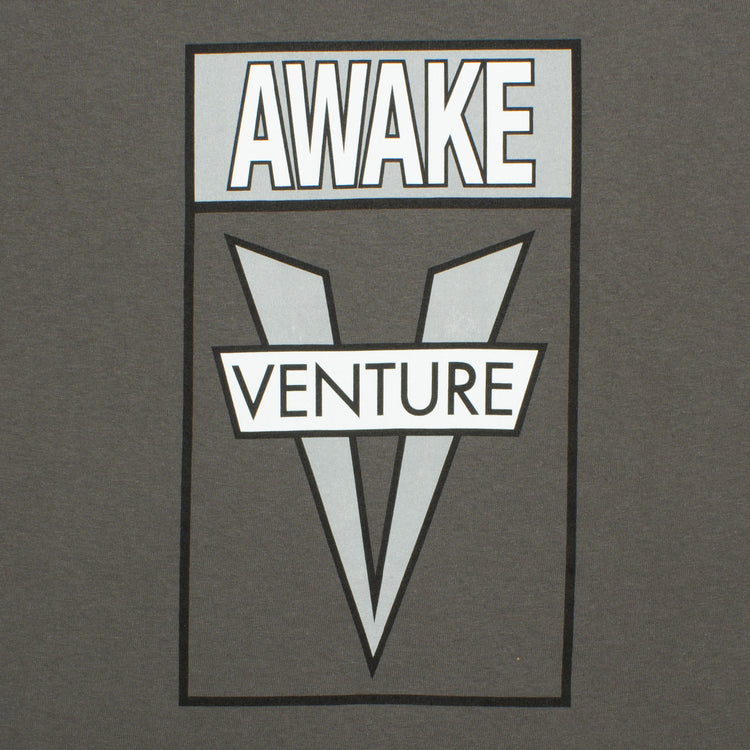 Venture | Awake T-Shirt Color : Charcoal / Grey / White