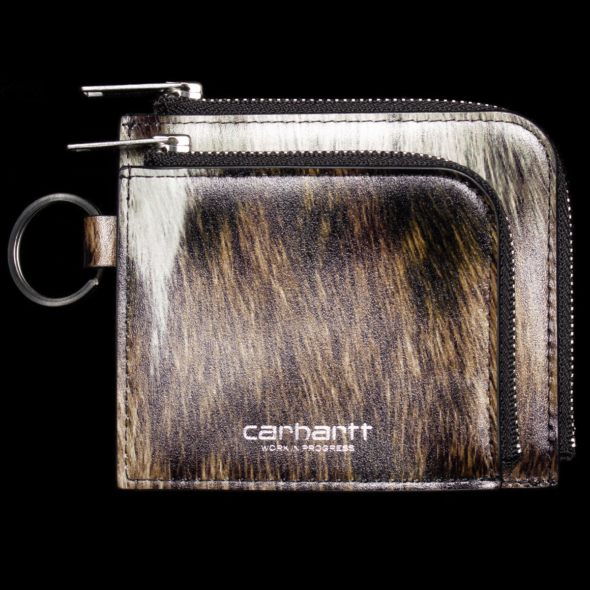 Carhartt WIP - Double Vegas Zip Wallet
Style # I033802-3BY
Color : Wild Dog / Silver