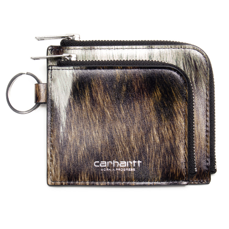 Carhartt WIP - Double Vegas Zip Wallet
Style # I033802-3BY
Color : Wild Dog / Silver