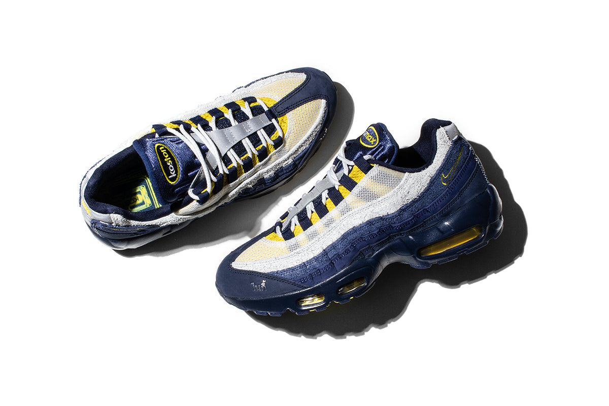 Nike SB - Air Max 95 x Eric Koston
Style # HQ8492-400
Color : Obsidian / Speed Yellow / Midnight Navy