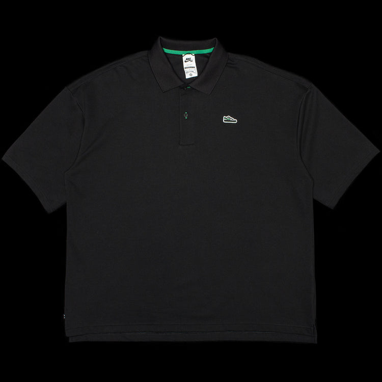 Nike SB - Solid Break AF1 Polo
Style # IV0597-010
Color : Black / Court Green