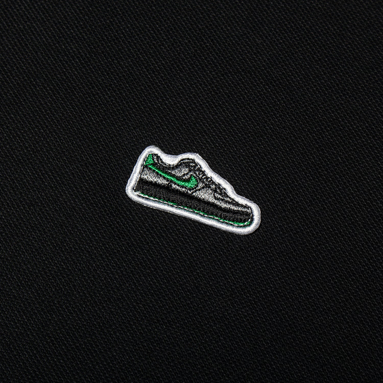 Nike SB - Solid Break AF1 Polo
Style # IV0597-010
Color : Black / Court Green