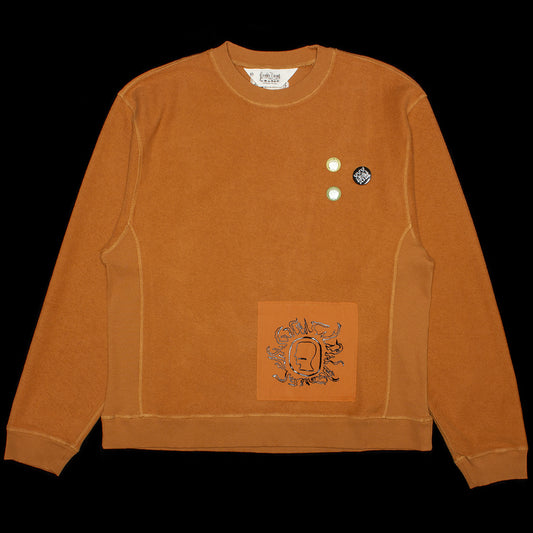 Brain Dead - Gargoyle Crewneck
Color : Light Brown