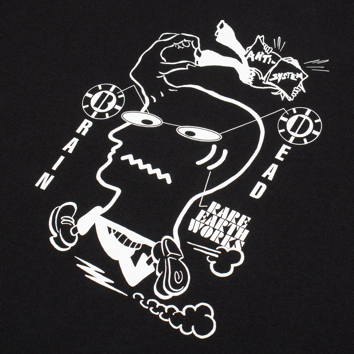 Brain Dead - Earth Works T-Shirt
Color : Black