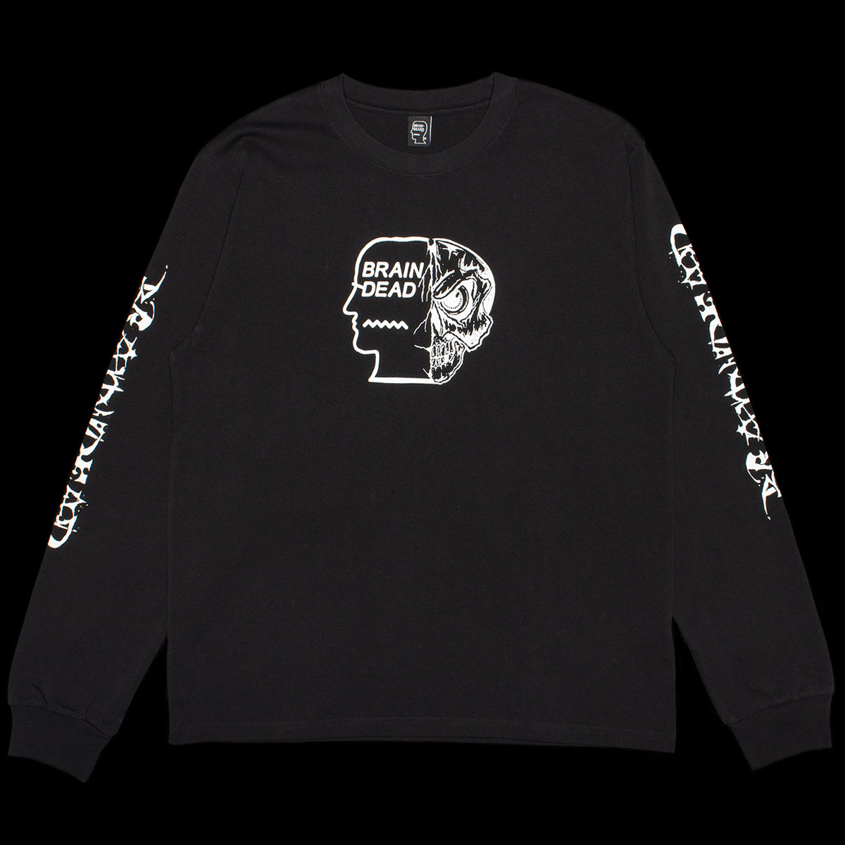 Brain Dead - Skull Mech L/S T-Shirt
Color : Black