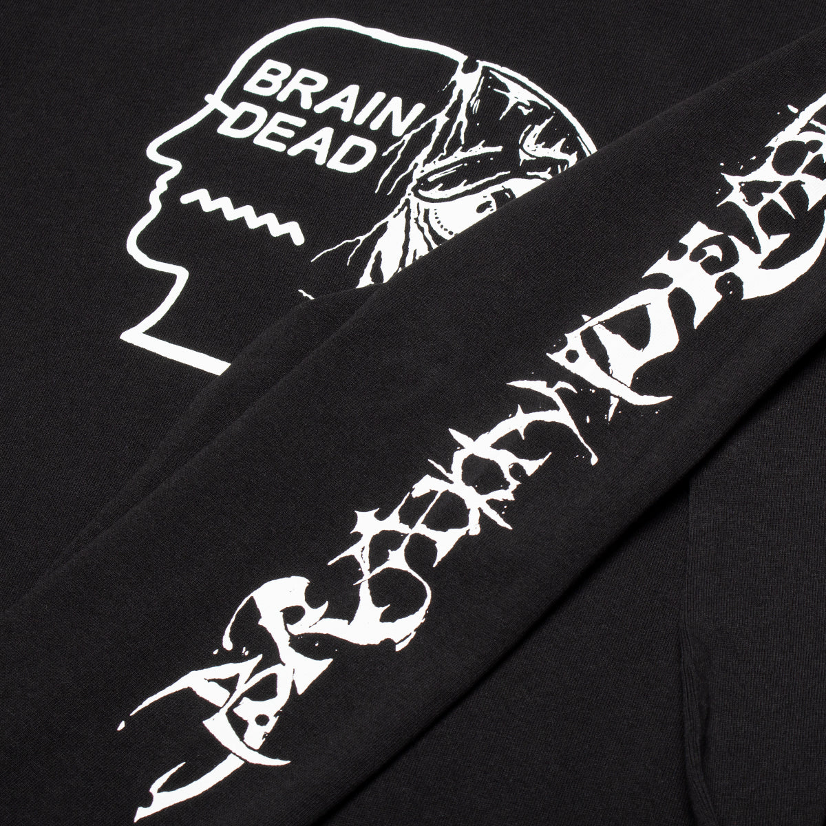 Brain Dead - Skull Mech L/S T-Shirt
Color : Black