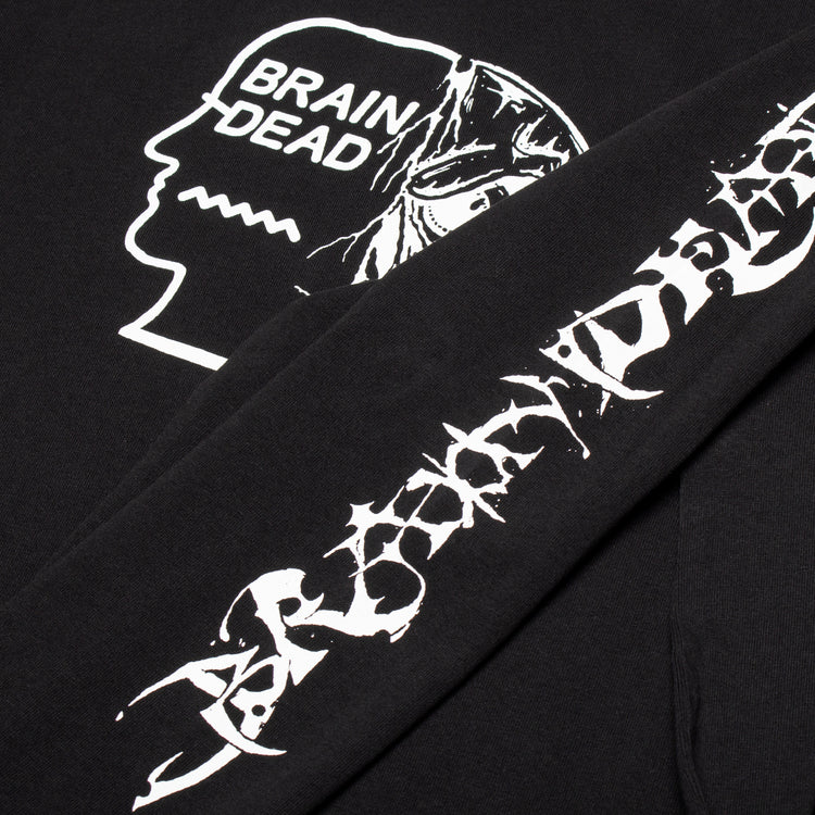 Brain Dead - Skull Mech L/S T-Shirt
Color : Black