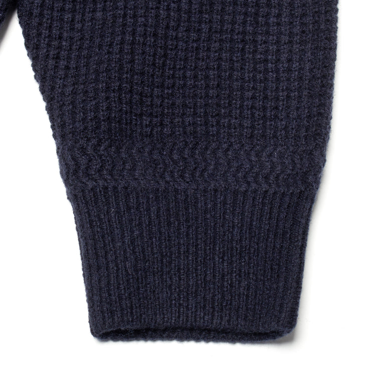 Filson - Waffle Knit Merino Wool Sweater
Style # F1420485282
Color : Dark Navy