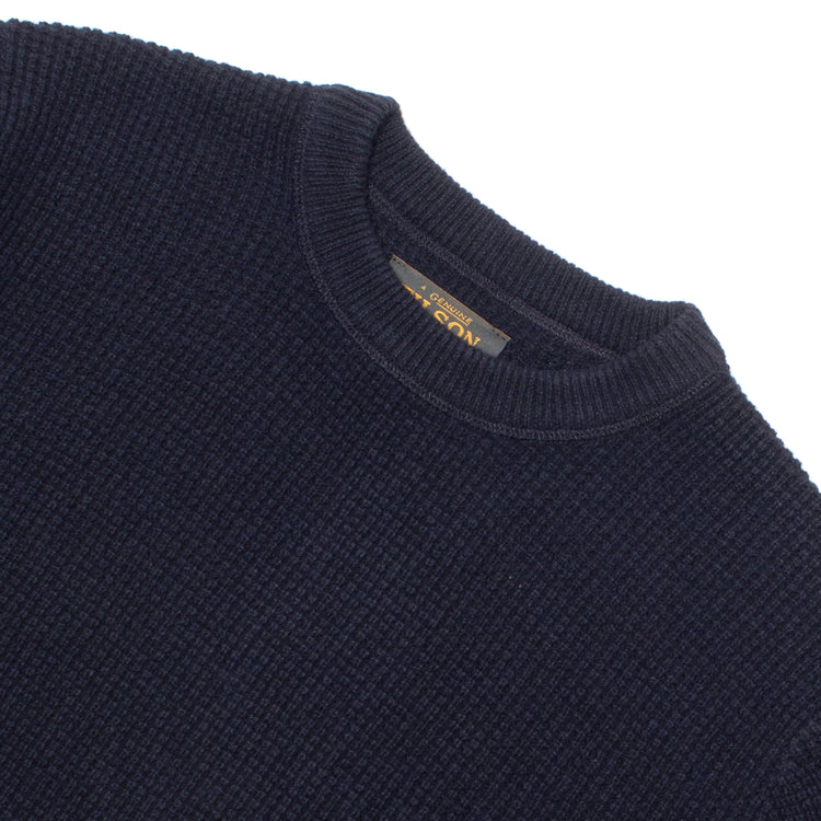 Filson - Waffle Knit Merino Wool Sweater
Style # F1420485282
Color : Dark Navy