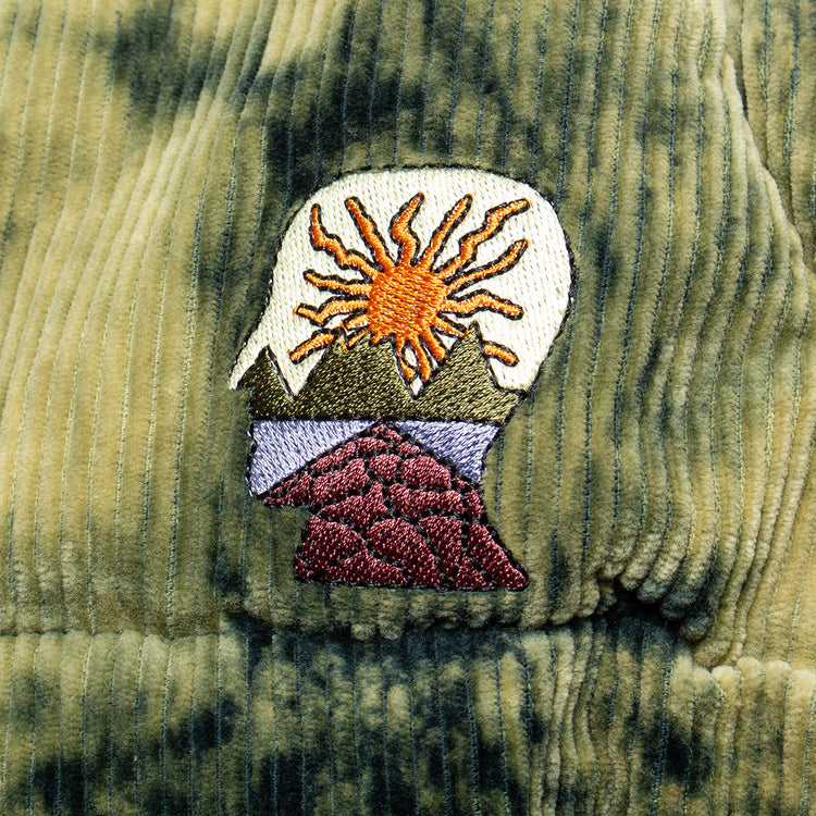 Brain Dead - Bleach Dyed Dimension Puffer Jacket
Color : Olive