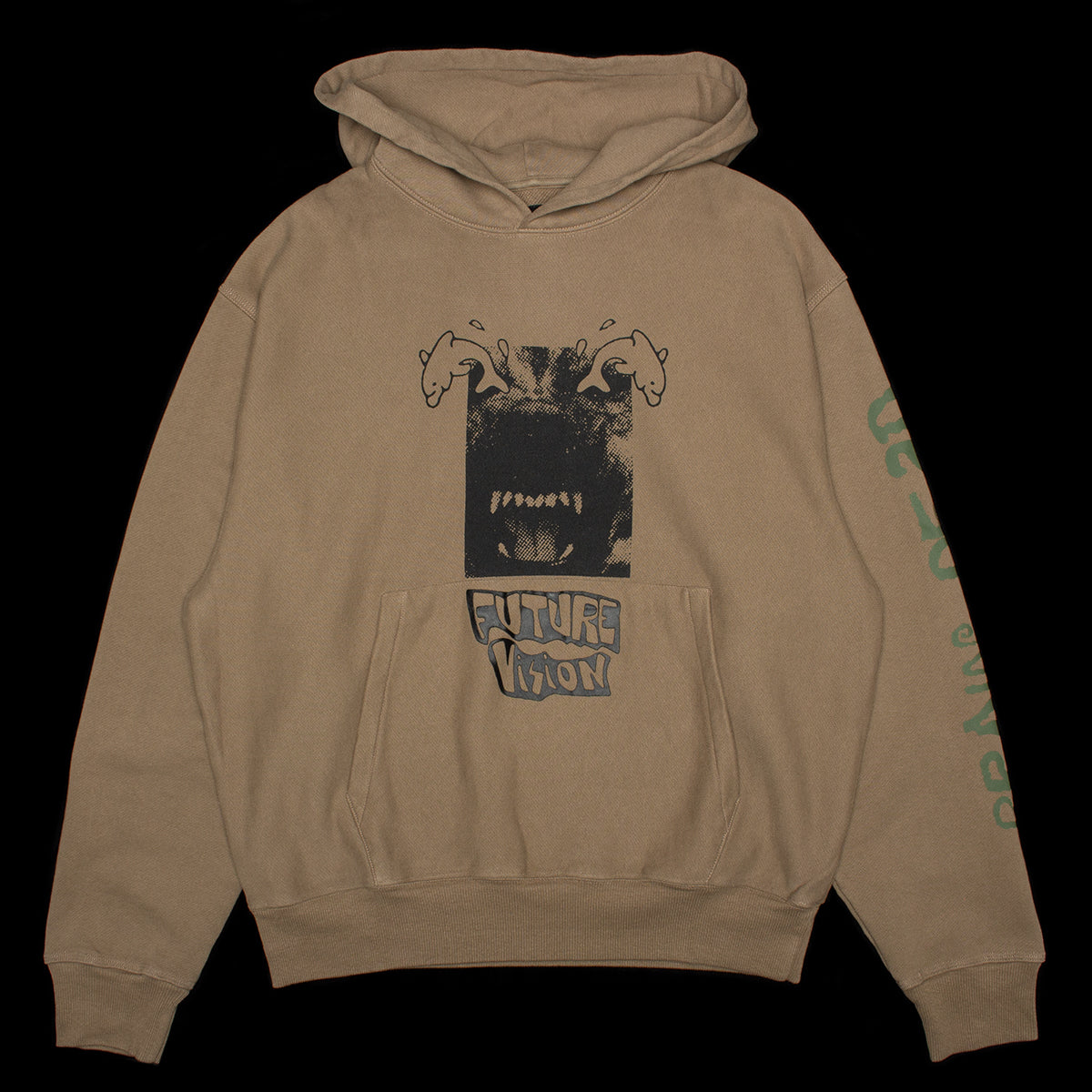 Brain Dead - Future Visions Hoodie
Color : Coffee